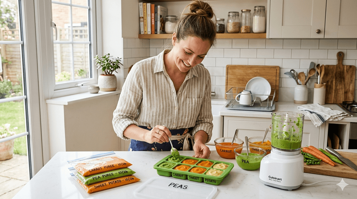 Bebek Püresini Hazırlayıp Dondurmak: Güvenli mi, Pratik mi?