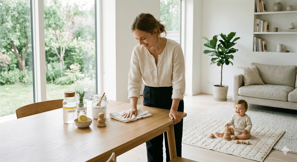 Zehirsiz Ev: Ev Temizliğinde Bebeğinizin Soluduğu Havayı Koruyan Doğal Alternatifler