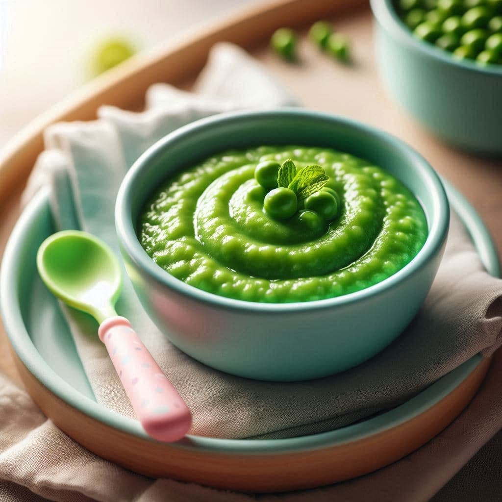 Bezelye-Nane Püresi