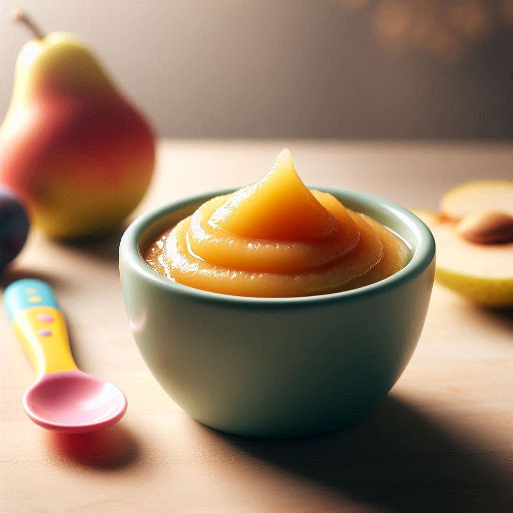 Kabızlık Giderici Armut & Erik Püresi