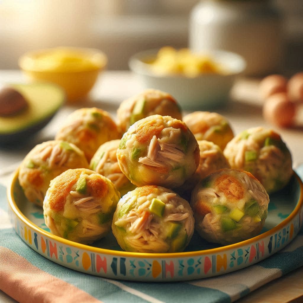 Avokado & Tavuk Mini Topları