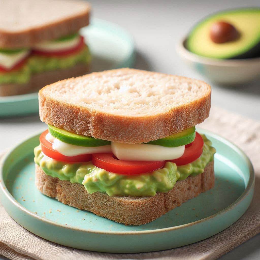 Avokado & Peynirli Mini Sandviç