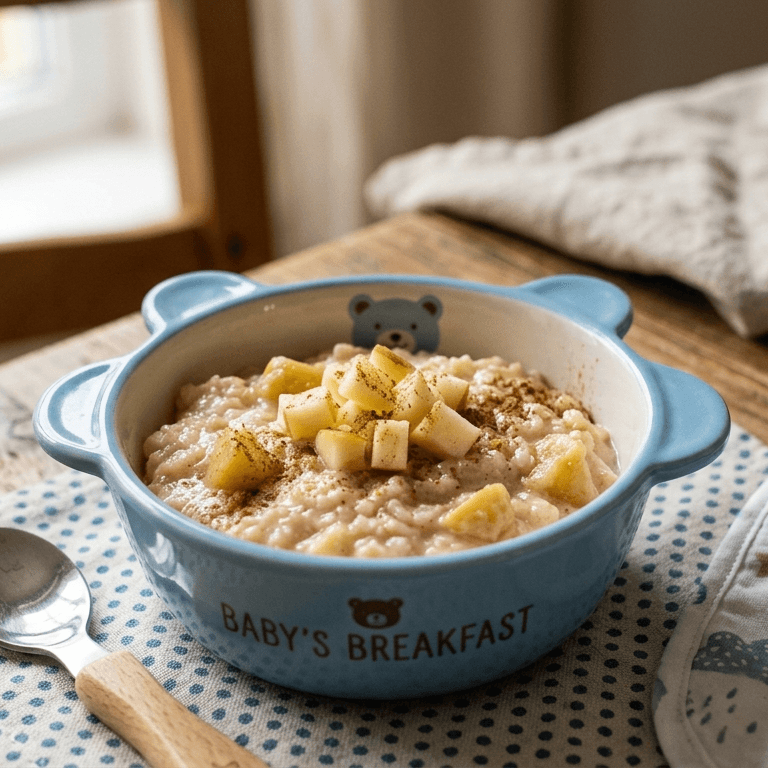 Elma & Tarçınlı Pirinç Lapası