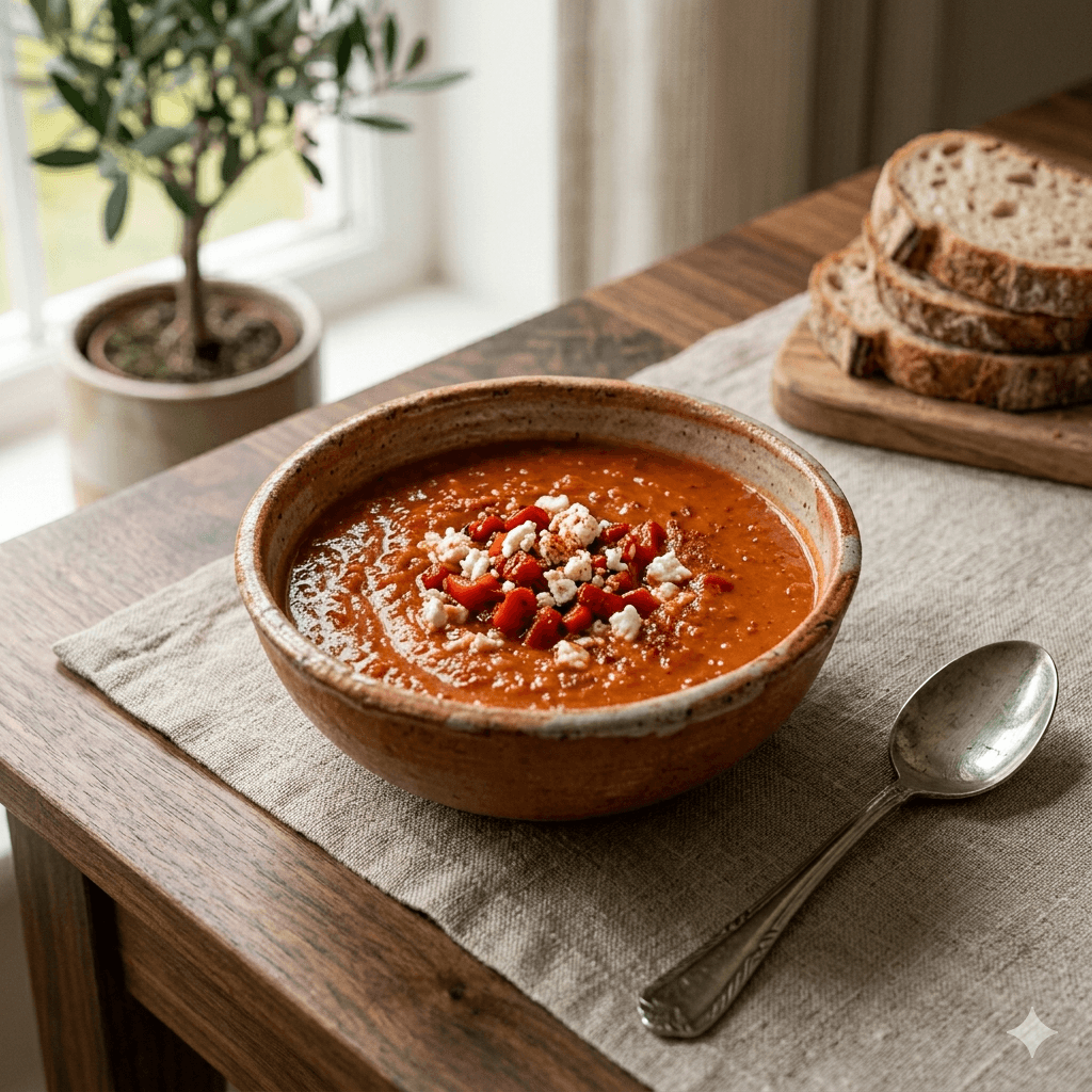 Kırmızı Biber & Domates Çorbası